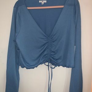 BP Baby Blue Crop Top